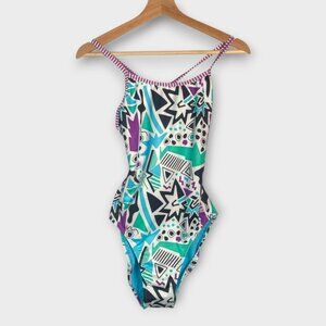Dolfin Uglies One Piece Swimsuit Womans 38 Push Play Bathing Suit NEW